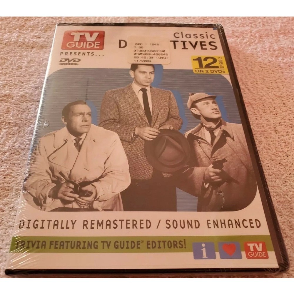 TV Guide Presents... Classic Detectives - 12 Episodes - DVD - BRAND NEW!! SEALED